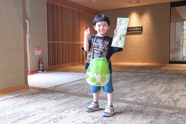 子ども用のアメニティセット│子連れ宿泊レポ/亀の井ホテル 鴨川(千葉県/鴨川市)