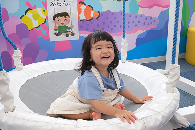 キッズパークで遊ぶ様子│子連れ宿泊レポ/亀の井ホテル 鴨川(千葉県/鴨川市)