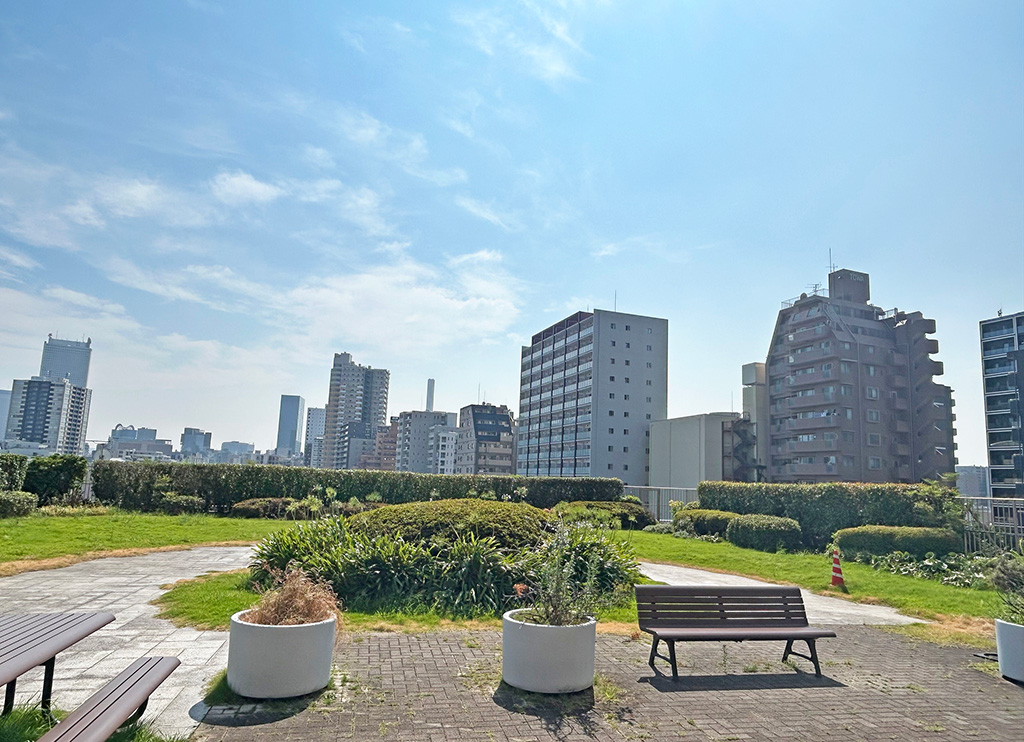 屋上庭園/淑徳巣鴨中学校（東京都/豊島区）
