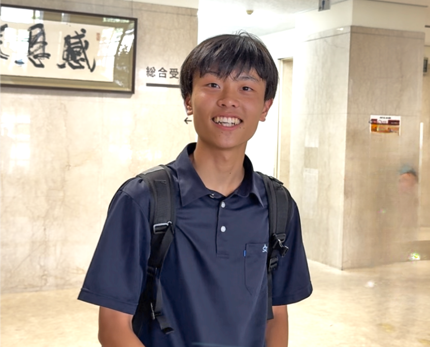 学校の楽しさを伝えてくれる生徒さん/淑徳巣鴨中学校（東京都/豊島区）