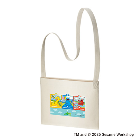 オリジナルサコッシュ/SESAME STREET(セサミストリート)×熱海・初島~十国峠~箱根遊船 コラボ(静岡県/熱海市)