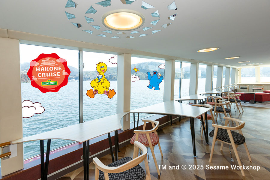 エルモと一緒に写真撮影ができるフォトスポット/SESAME STREET(セサミストリート)×熱海・初島~十国峠~箱根遊船 コラボ(静岡県/熱海市)