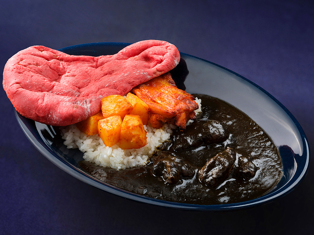 スペシャルビーフカリー、タンドリーチキン添え（辛口）/東京ディズニーランド・東京ディズニーシー（千葉県/浦安市）