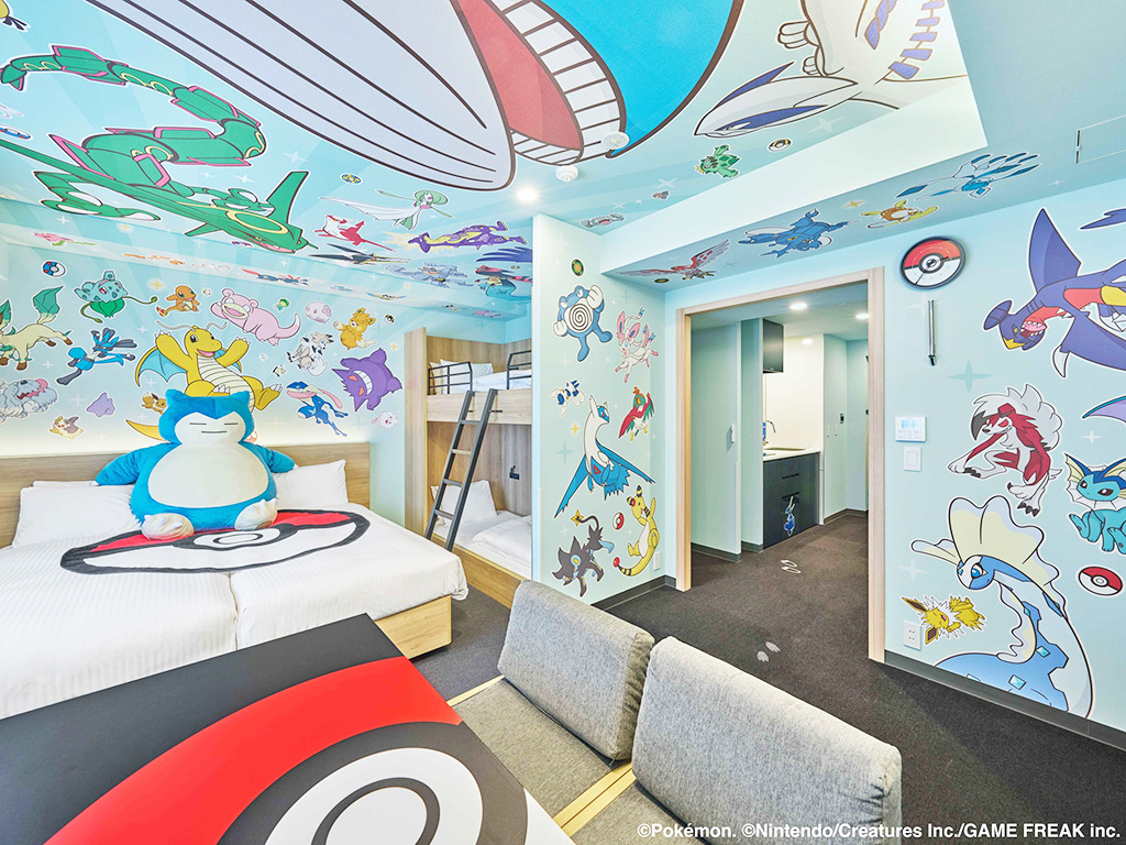 巨大カビゴンのぬいぐるみあるポケモンルーム/MIMARU東京 八丁堀（東京都）