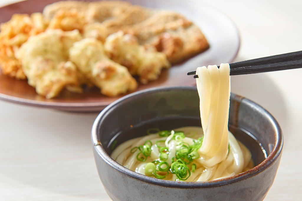 朝食ビュッフェの讃岐うどん/高松東急REIホテル（香川県/高松市）