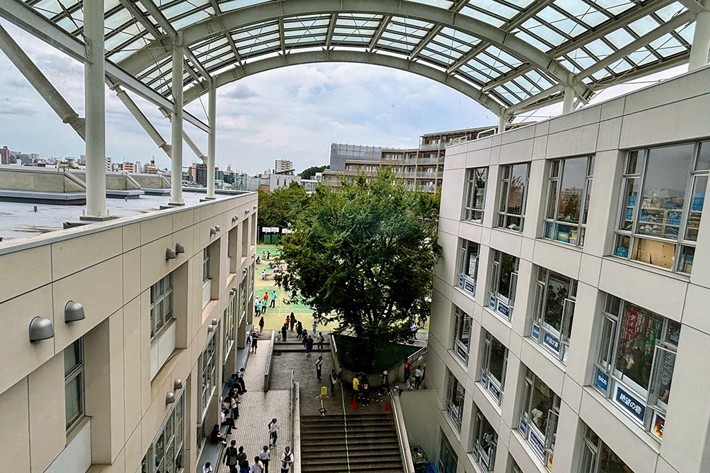 「開成祭」：初日の開場まもない時間帯の様子/開成中学（東京都/荒川区）