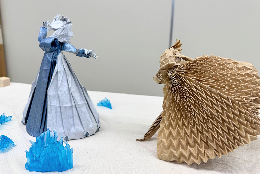 「開成祭」：折り紙研究部による作品/開成中学（東京都/荒川区）