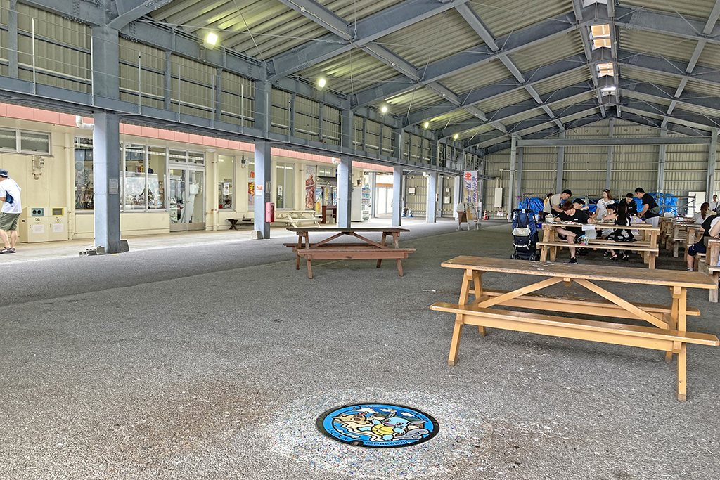 道の駅 いとまんのポケふた「スナバァ」と「カメール」がある場所(沖縄県/糸満市)