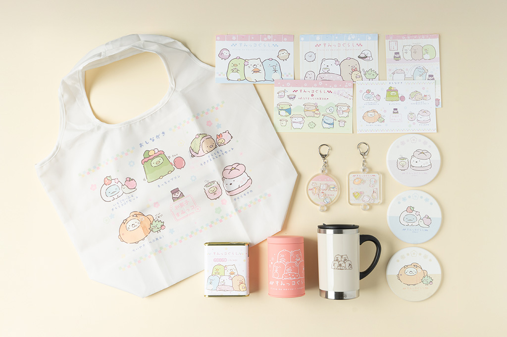 かわいいアイテム各種/すみっコぐらしのみんなでまったり和菓子旅(広島県、長野県、東京都、福岡県、愛知県、大阪府)