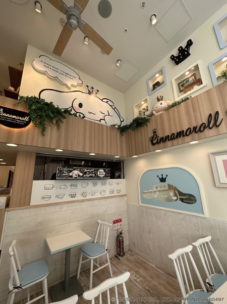 シナモロールカフェ（新宿）／内観