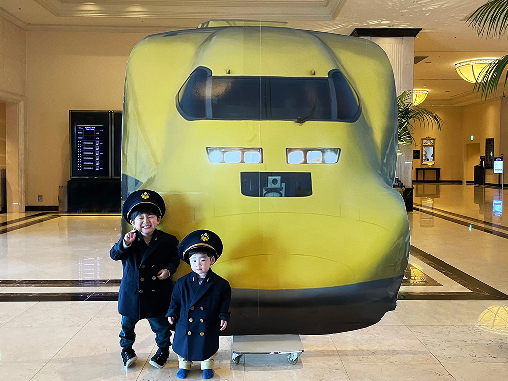 名古屋マリオットホテル_新幹線パネル