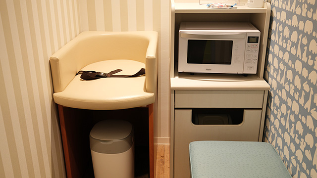 おむつ替えスペース│宿泊レポ/蓼科グランドホテル滝の湯（長野県/茅野市）