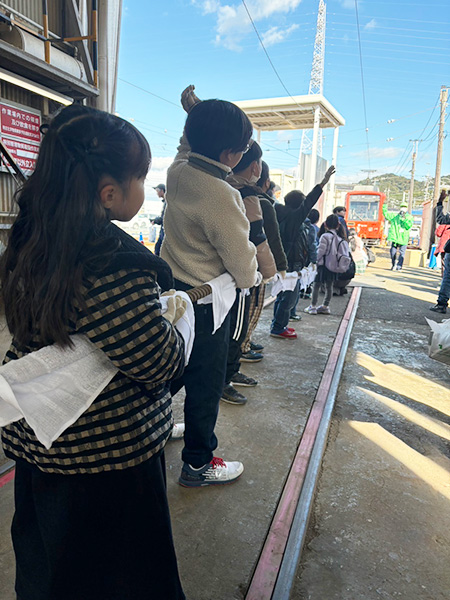 電車と綱引き体験/第1回 豊鉄フェスタ(愛知県/田原市・豊橋市)