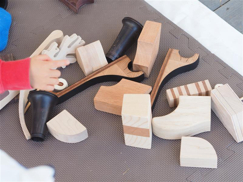 「おとの森 楽器のつみきあそび」/PLAY FOREST~乗って、奏でて、森とあそぼう~(神奈川県/横浜市)