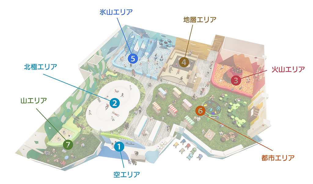 ７つのエリア/ちきゅうのにわ 堺鉄砲町店（大阪府/堺市）