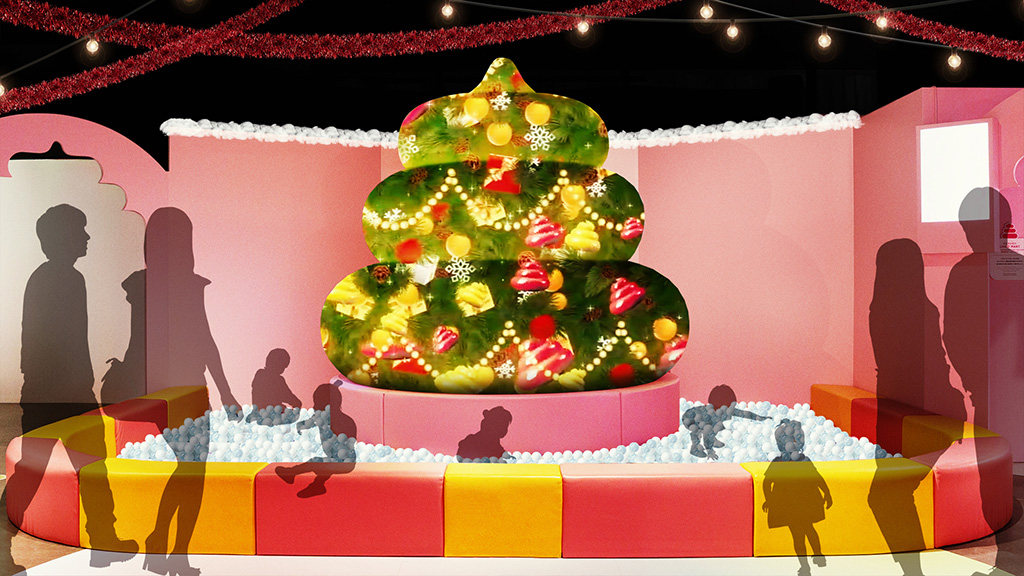 「ウンコ・ボルケーノ」/クリスマスうんこパーティー2025（東京都・愛知県）