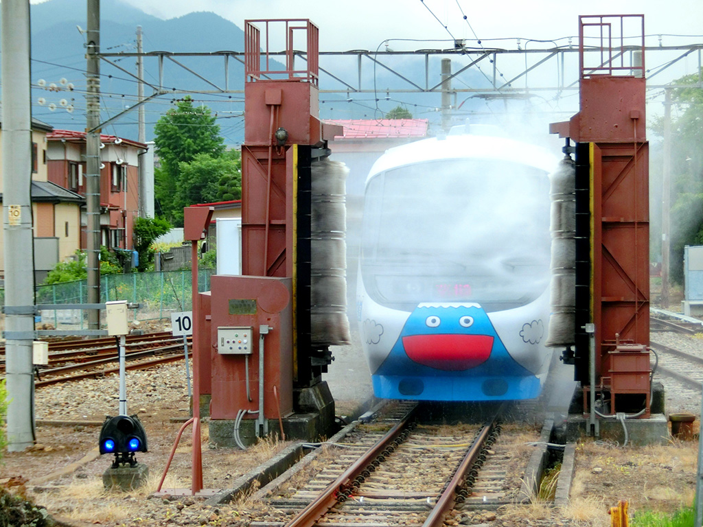 洗車機体験イベント/富士急電車まつり2025（山梨県）