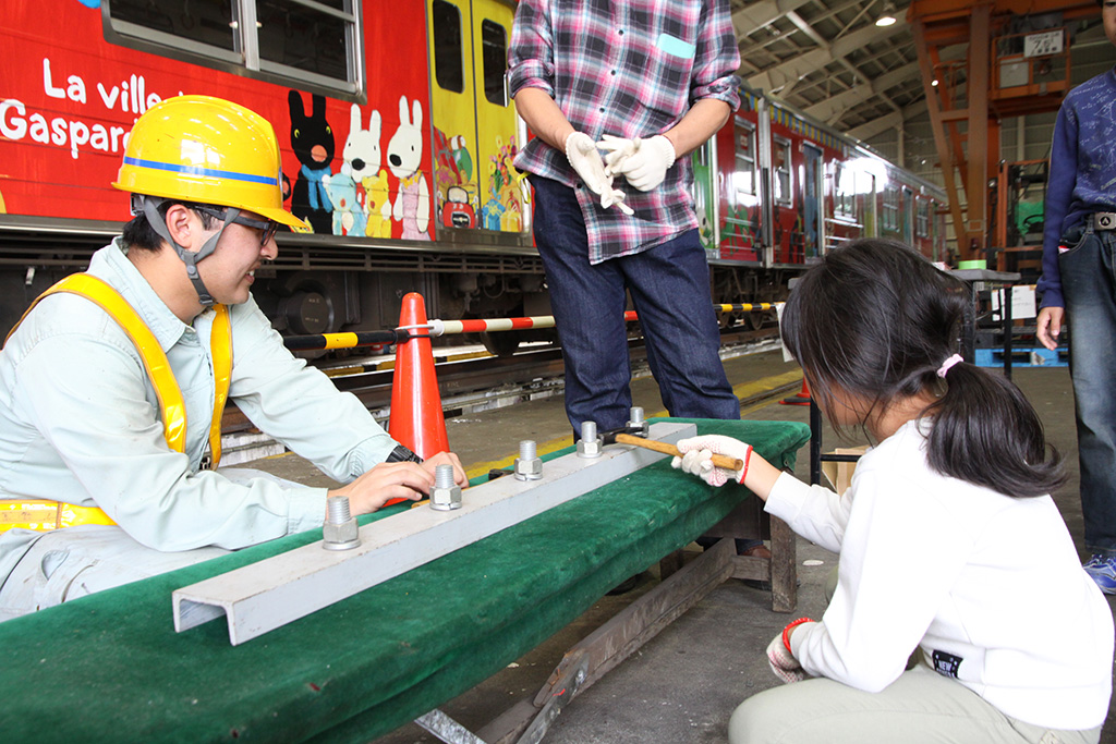電車修理工場でのイベント/富士急電車まつり2025（山梨県）