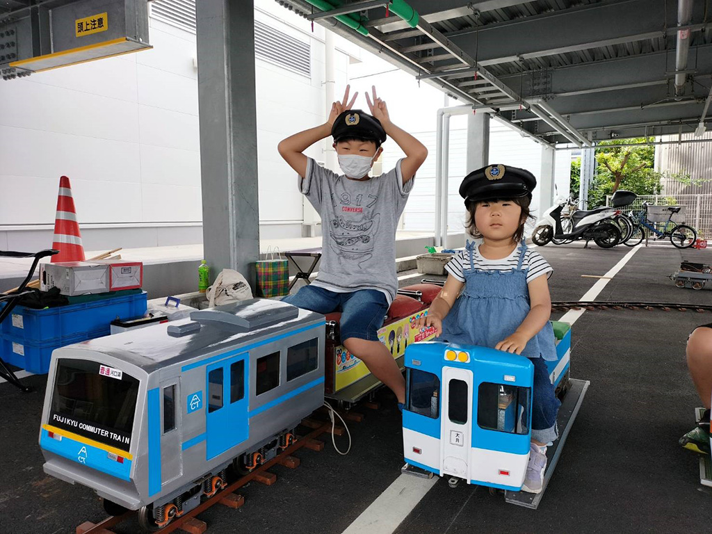 下吉田駅でのイベント「ミニトレイン」/富士急電車まつり2025（山梨県）