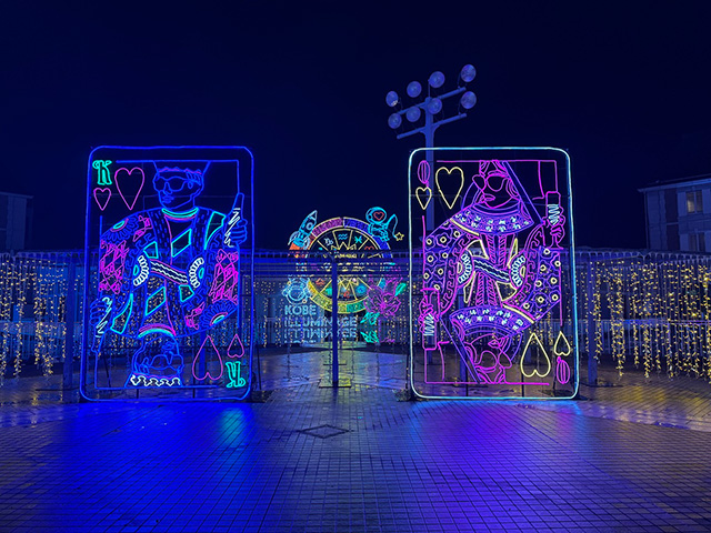 神戸イルミナージュ:/道の駅 神戸フルーツ・フラワーパーク大沢(兵庫県/神戸市)