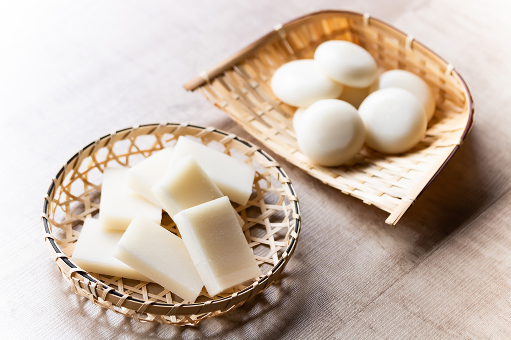 角もち、丸もち（イメージ）