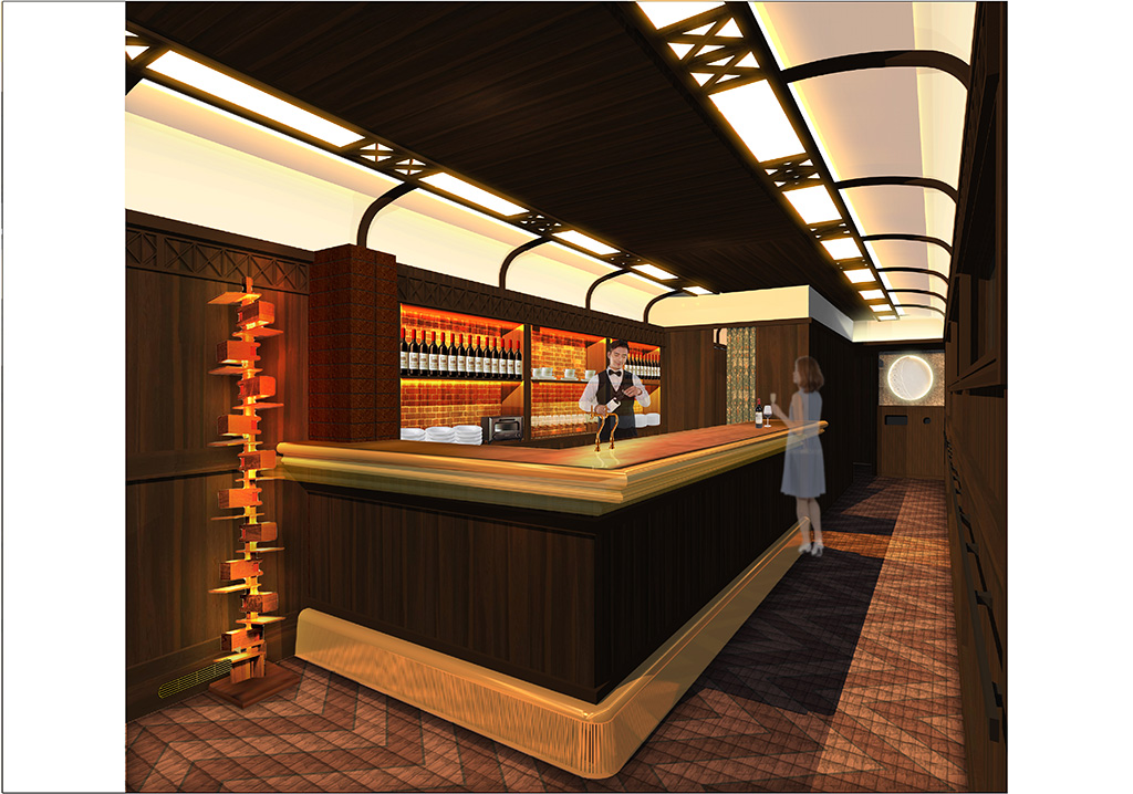 ３号車（ロビーラウンジ）イメージ/「GRAN 天空」（大阪府）