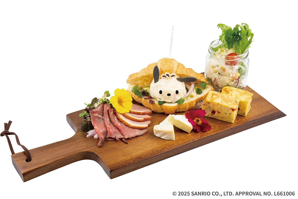 サンリオキャラクターズ クロワッサンミールボード/サンリオキャラクターズガーデンカフェ（上野）