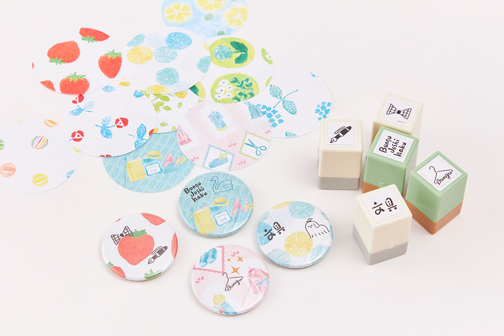 オリジナル缶バッジ│「文具女子博2025」/パシフィコ横浜（神奈川県/横浜市）