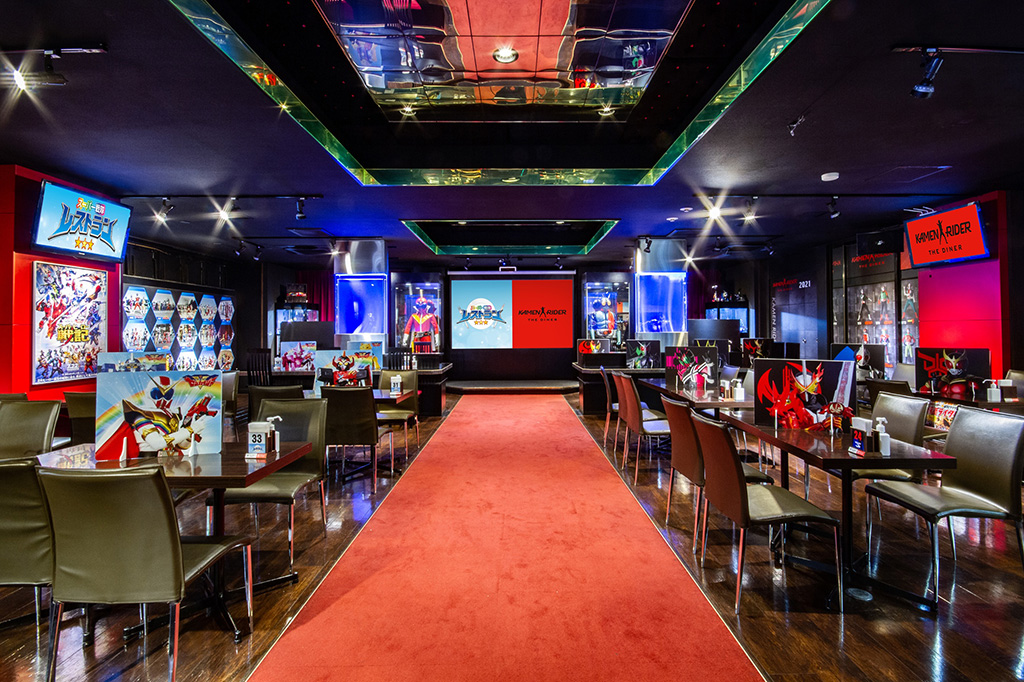 「ショッカーのプリン・ア・ラ・モード」/「仮面ライダー ザ ダイナー」「スーパー戦隊レストラン」（池袋）