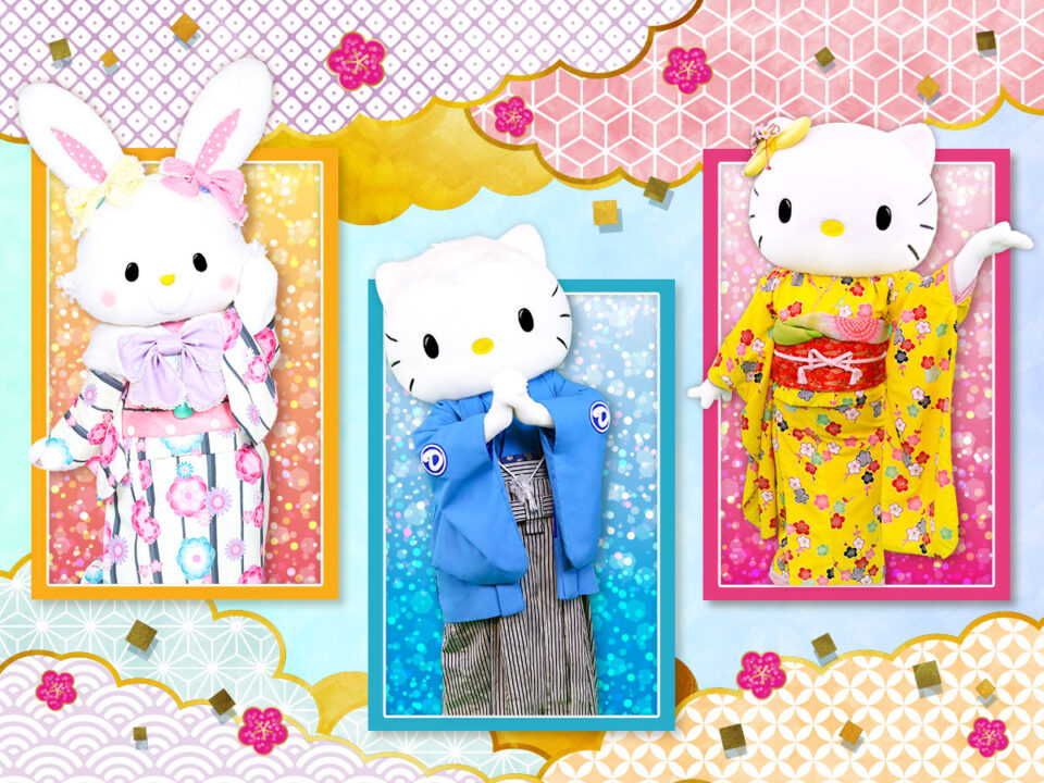 着物グリーティング│New Year Festival Viva 2026/サンリオピューロランド（東京都/多摩市）