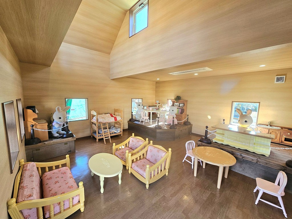 森のわくわくログハウスのお家の中/シルバニアパーク(ハーベストの丘)(大阪府/堺市)