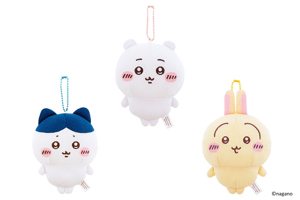 ちりめんマスコット　各種￥1,760/ちいかわもぐもぐ本舗（京都府京都市／埼玉県川越市）