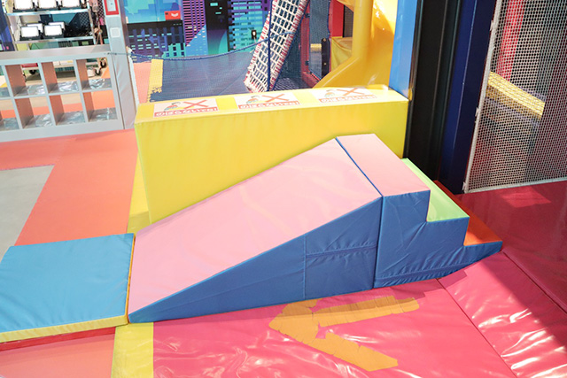 アドベンチャーゾーンのゴールに用意された滑り台/ヤンマーミュージアム（滋賀県/長浜市）