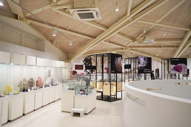 鉱物ゾーン/玄武洞ミュージアム（兵庫県/豊岡市）