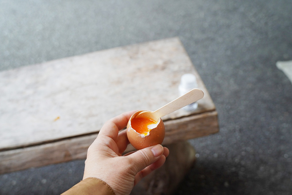 温泉卵づくり体験/たまごむし場 まつがみ（兵庫県/豊岡市）