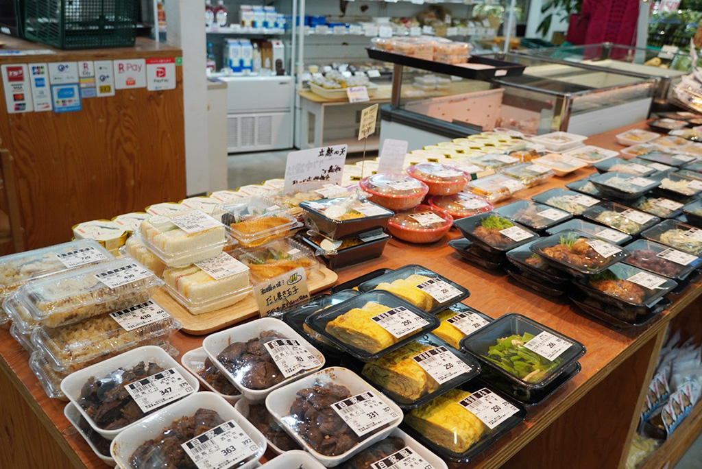 青果店「和田屋」の総菜/城崎温泉街（兵庫県/豊岡市）