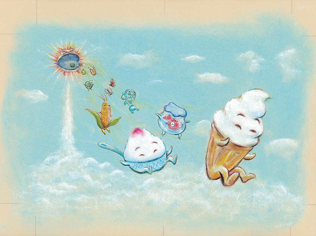 《『なつのおとずれ』原画》 2008年 ©Hiroshi Kagakui／PHP研究所