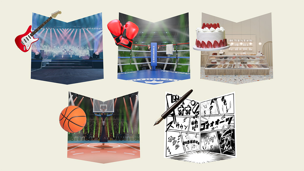 選べる5つのアイテム/きみの やりたいみつかるスタジオ（東京都/世田谷区）