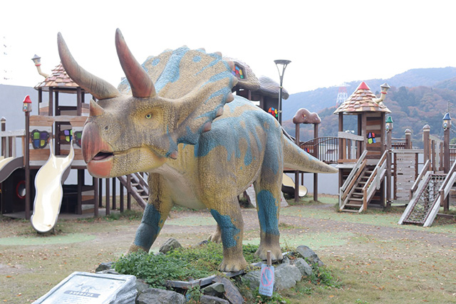 トリケラトプスの模型/BIG-BREATH(滋賀県/米原市)