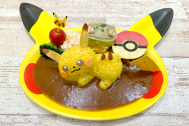 ピカチュウとフシギダネのなかよしカレープレート/ポケモンカフェ（東京都/中央区）