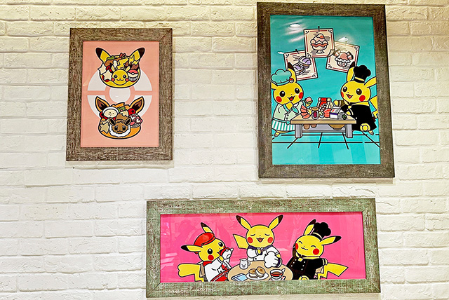 壁の装飾/ポケモンカフェ（東京都/中央区）