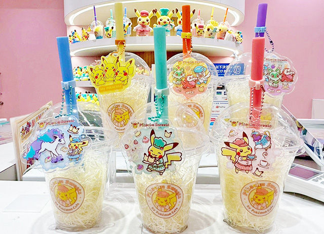 ストローチャーム Pikachu Sweets by Pokémon Cafe/ピカチュウスイーツ（東京都/豊島区）