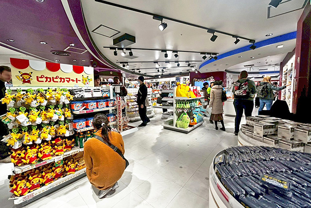 広々とした店内/ポケモンセンターメガトウキョー（東京都/豊島区）