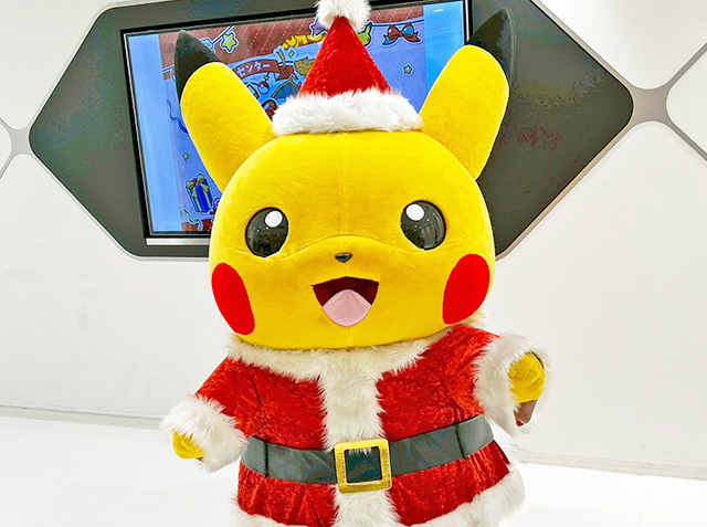 サンタ姿のピカチュウ/ポケモンセンターメガトウキョー（東京都/豊島区）