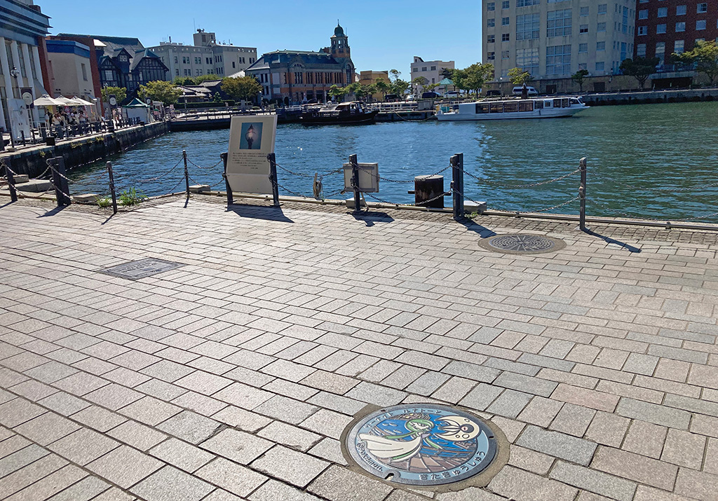 門司港レトロ地区のポケふた「サーナイト・ルナトーン」がある場所（福岡県／北九州市）