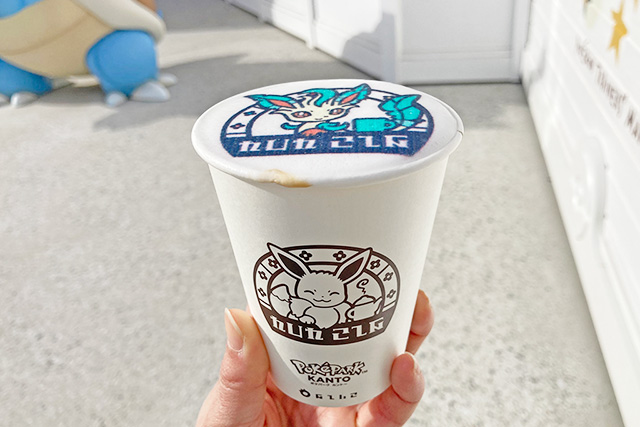 カフェラテのリーフィアデザイン/ポケパーク カントー(東京都/稲城市)