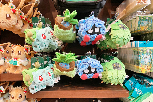 くさタイプのポケモンたちの「パスケース」/ポケパーク カントー(東京都/稲城市)