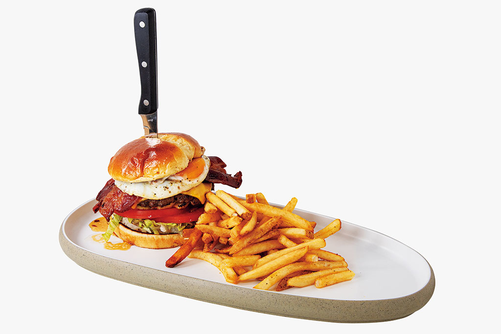 ブレッキー・スマッシュド・バーガー$19.49