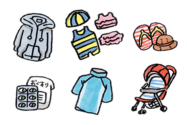 機内預けにする荷物