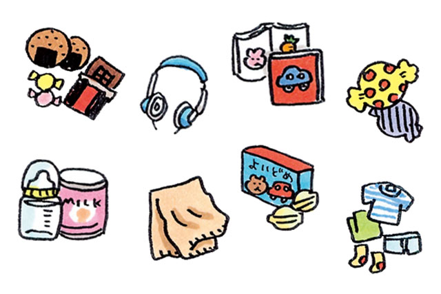 機内持ち込みにする荷物